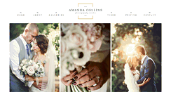 Desktop Screenshot of amandacollinsphotography.com